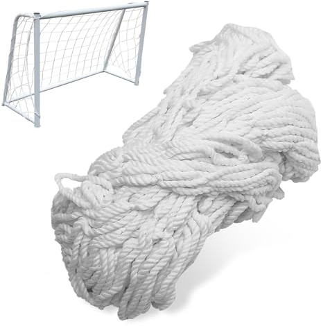 Football Goal Net, Sports Soccer Replacement Goal Nets Soccer Goal Net Soccer Netting for Backyard Games and Training for Adults and Youth Soccer Practice (6X4 FT)