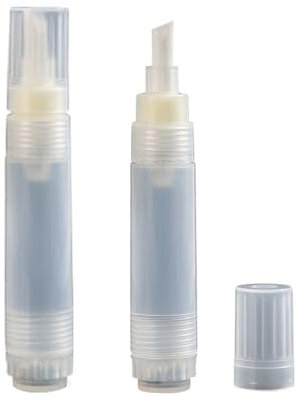 Zqxnt 2 PCs/Set 8mm Geneigter Nachfüllbarer Lack Stift Leere Farbmarkierungen Füllbarer Lackierstift Für Aquarellgesteinsmalereien