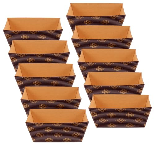 Generico Teglie di Carta per Plumcake Rettangolari, 25 Pezzi, Resistenti e Pratiche, Adatte a Forno a Microonde e Caffetterie
