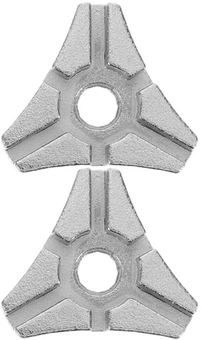 MUSISALY Llave Triangular de 6 Orificios para Radios de Bicicleta Herramienta para Ajuste y Centrado de Radios Paquete de 2 Piezas Compatible Bicicletas de Montaña y Carretera