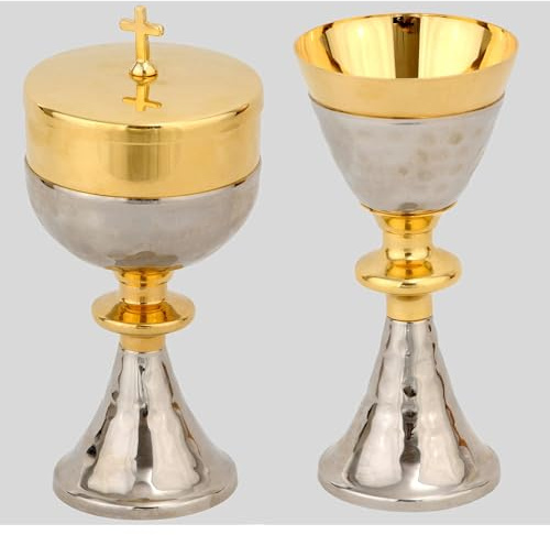 Holyart Calice et ciboire bicolore argent, Calice