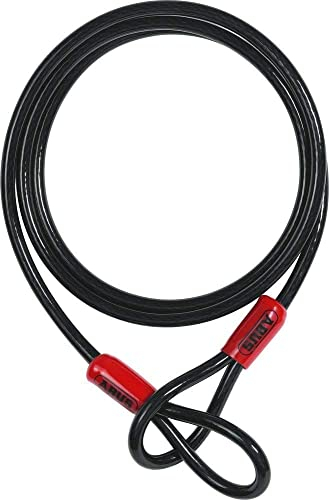 ABUS Schlaufenkabel Cobra 5/75 - Stahlseil mit Kunststoff ummantelt - Sicherung für Fahrrad- und Motorrad-Zubehör - 75 cm lang, 5 mm stark