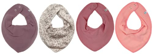 Pippi Halstücher 4er Pack Baby Lätzchen Dreieckstücher (All Lilys of the valley)