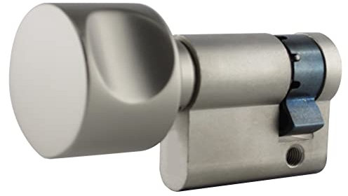 HAFIX® Schließzylinder Knauf-Halbzylinder 80/10mm Gleichschließend. Profilzylinder für Türschloss Schloss Inkl. 3 Schlüssel. Zylinder für mehr Sicherheit.