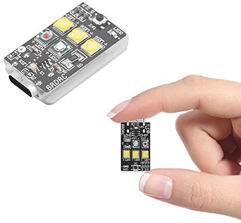POFET Luz estroboscópica para dron, luz intermitente, anticolisión, LED, recargable, para todos los drones, vuelo nocturno, accesorio de lámpara anticolisión