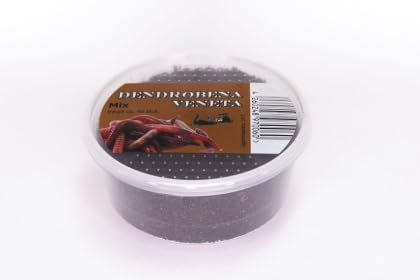 Generic Dendrobena Mix Inhalt: ca. 40 Stück mit unterschiedlichen Wurmgrößen. Angelwürmer, Angelköder