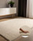 benuta Basic Hochflorteppich Teppich Wohnzimmer Sohari - Creme 300x400 cm - Minimalistischer Look - Weich & Waschbar - Für Schlafzimmer, Flur oder Esszimmer - Geeignet für Fußbodenheizung