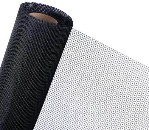 Ailinscn Stainless Steel Window Screen, 20x18 Mesh High Definition Pet & Insect Screen, Durable Rust-Proof Fiberglass Mesh for Doors & Windows, Easy Install (36 x25')