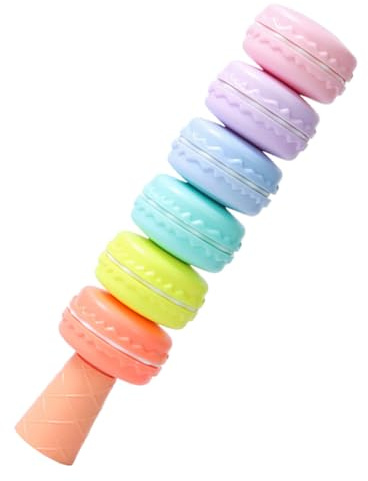 POPETPOP Stylo Surligneur Fluorescent Kawaii Macaron pour Marquage Notes Étude Marqueurs Multifonctions pour Dessin Graffiti Fournitures Scolaires et Bureau