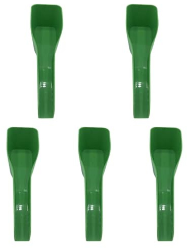Generic Cucharas para Comederos de Pájaros, Cucharas para Alimentar Loros, Mango, Cuchara para Comida, Suministros de Agua para Gansos, Animales Pequeños, PEO, 5 Piezas