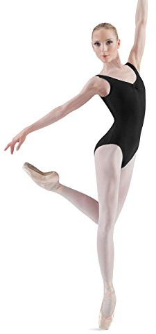 Bloch Dance Damen Adagio Klassischer Tanktrikot, Schwarz, Größe S