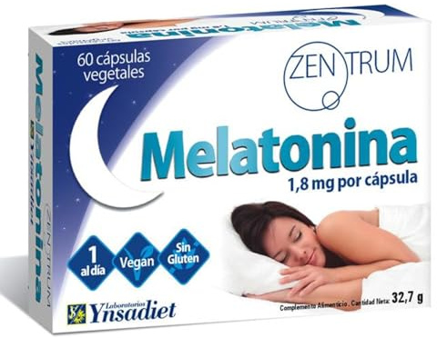Melatonina 1,8 gr. con melisa tila, valeriana, amapola, pasiflora Zentrum
