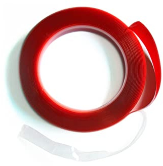 Maximex Power-Tape 3m lang, Doppelseitiges Klebeband Extra Stark, Robustes Klebeband Transparent für nahezu alle Materialien, Enorme Klebekraft, Einsatztemperatur -40 bis 120ºC