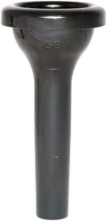 pInstruments PBone Black Plastic 5G Large Shank Trombone Mouthpiece (PBMPC5G)