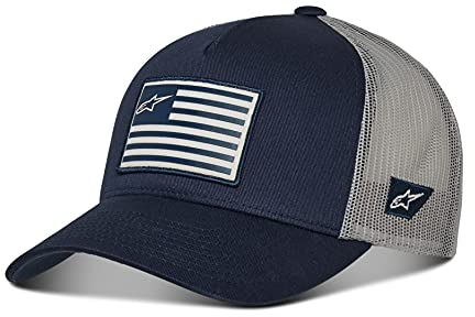 Alpinestars, Flag Snapback, Baseball Kappe, Navy/Grey, Os, Mann, Einheitsgröße