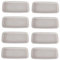 Macetero Rectangular De 8 Platos para Plantas De Interior Bandejas para Goteo para Macetas