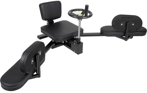 MINRS Beinspreizer, Mechanischer Spagattrainer, Beinspreizer mit Drehkurbel 200° Streckwinkel, Bein-Streckmaschine, 100kg Tragfähigkeit für Ballet, Yoga, Dance, Martial Arts, MMA, Home Gym Exercise