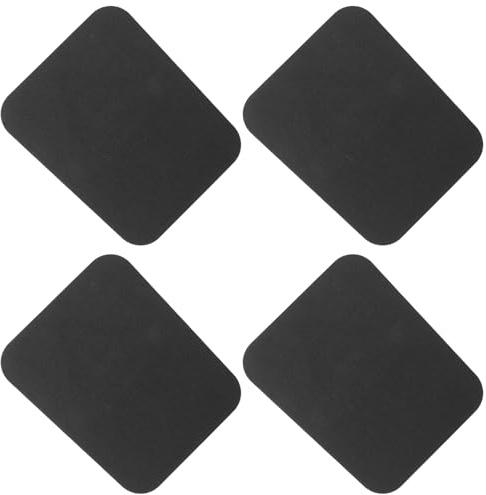Homoyoyo 4 Espinilleras de Esquí Acolchadas Negras, Protectores Recortables para Snowboard y Esquí, Almohadillas de Protección para Espinillas, Livianas y Cómodas para Deportes de Invierno