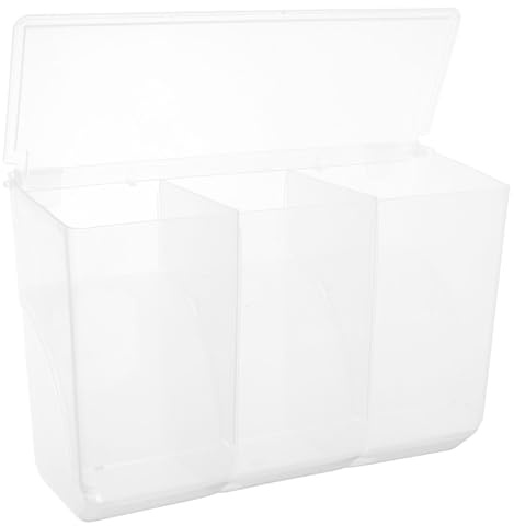 Outanaya Comedero Colgante para Jaulas de Codornices y Palomas, Dispensador Automático de Alimento, Material Plástico Transparente, Resistente a Derrames, para Alimentación en Jaulas