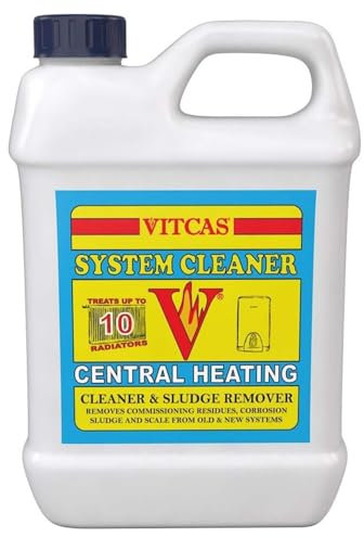 VITCAS 1Ltr Central Heating Internal Leak Sealer Ideal for Drain plastic tanks, micro bore Cracks-all metals- Instant Repair -Long Lasting Protection-all metals