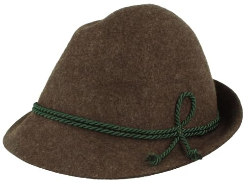 Hut Breiter allgäuer traditionell hatt, BRUN, 58/59 cm