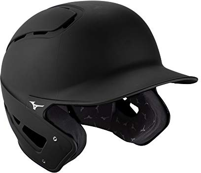 Mizuno B6 Youth Baseball Batting Helmet, Black, Youth One Size