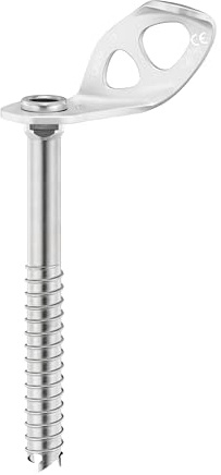 PETZL, Laser, Chiodo From Light And Performing Ice, Steel, 17 Cm, Unisex-Adult