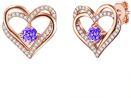 Rafaela Donata Damen Ohrringe aus 925/- Sterling Silber mit verziert mit Kristallen