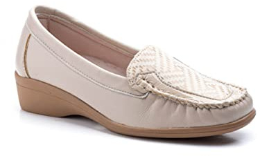 Mocassini Donna in Vera Pelle Scarpe Eleganti e comode Autunnali e Invernali Modello con o Senza Tacco, Scamosciati o Lisci