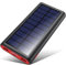 Trswyop Solar Powerbank 26800mAh,[2024 Intelligenter Steuerungs-IC] 2 USB Aufladen mit 4 LED-Anzeigen Externer Akku Ideal für Camping Outdoor Kompatibel mit iPhone 15/14/13 Pro Max,Samsung,Huawei -Rot