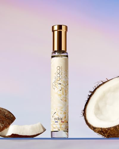 adopt RÊVE DE COCO 30ml Eau de Parfum Damenduft | Kokosnusscreme, Mandelmilch, Weißer Moschus, Sandelholz, Exotischer Duft, Sinnliche Frauenduft, Frische und Wärme, Made in France, adopt:Damenduft