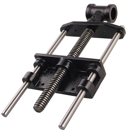 TIOMIOSEA 7 Zoll Schraubstock, Holzschraubstock Schraubstock für Schreiner,Vorderzange für Hobelbank,Tischklemme Metallschraubstock Clip,Holzspanner Hochleistungs-Tischbank