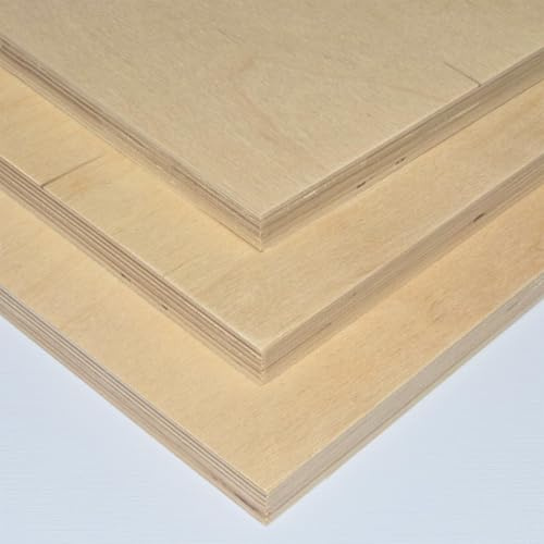 AtHaus® Placas de Contrachapado 18  mm | Tableros Multiplex | Placas de Madera | Cortes Disponibles: 80x40 cm