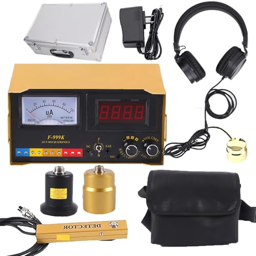 NzEupno Detector De Fugas De Agua SubterráNea Profesional, Sensor GeóFono De Fuga De Agua EléCtrico para Interiores Y Exteriores, Sensor De Fuga De Agua Preciso Y Confiable