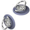 QZKJQDD Handy Ring Halterung, Handy Ring, Handyring, Handy Halter, Handy Fingerhalterung, Handy Halterung Hand, Fingerhalterung Handy, Um 360 Grad drehbarer Telefongriff (2 Stück-Grau)