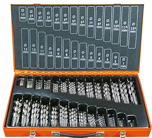 Projahn Bohrer-Magazin HSS-G 220-teilig Durchmesser 1-13 mm um 0,5 steigenddazu Durchmesser 3,3-4,2 mm Eco 60715