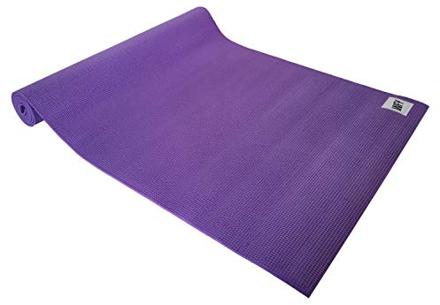 Yogamatte »Annapurna Comfort« - sehr rutschfest aus ECO-PVC hergestellt - die Matte Dank der rutschfesten Oberflächenstruktur angenehm bei Hautkontakt - zusätzlich ist die Matte rutschfest, strapazierfähig & langlebig. Maße: 183 x 61 x 0,5 cm - die ideale Unterlage für Yoga & Pilates violett