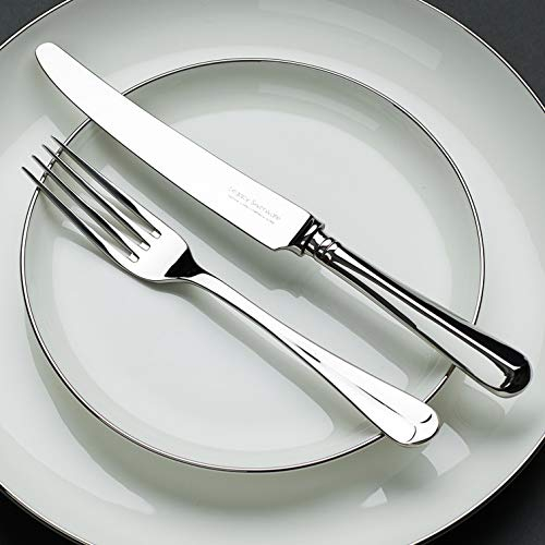 Legacy Silverware - Cubertería (44 piezas, 20 micrones, bañada en plata)