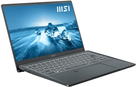 MSI Prestige 14 Evo | Intel Core i5-1240P |14 (35,56cm) Full-HD Display | 8GB RAM | 512GB SSD| QWERTZ Tastatur | Windows 11 | Carbon Grau