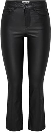 ONLY Onlkenya-NYA Life Sweet Flare Coat Pnt Pantalones, Negro, M / 32L para Mujer