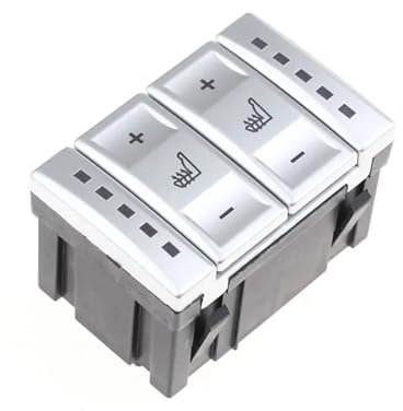 1 styck elektrisk sittvärmare, strömbrytare, uppvärmningsbrytare, OEM 6M2T-19K314-AC (färg: Silver)