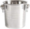 Metal Bucket,Ice Bucket, Ice Bucket, Stainless Steel Ice Punch Bucket Wine Beer Cooler Champagne Cooler Portable Bar Party Club Ice Bucket Container 5L Wine Chiller Bucket