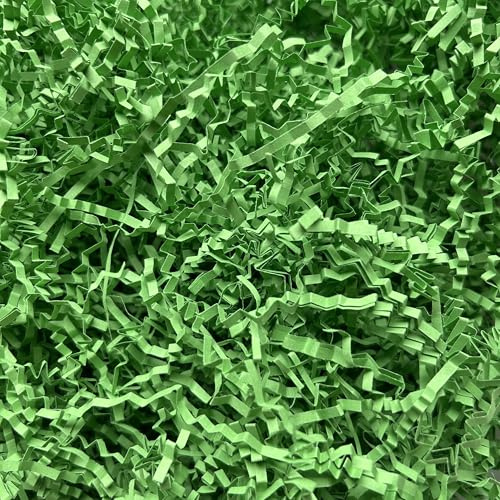 500g Green Shredded Tissue Paper for Gift Boxes & Hampers, Soft Gift Wrapping Accessories, Ideal for Hamper Filling,Gift Packaging Filler for Birthday and Christmas