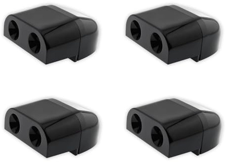 Yowfond 4 unidades de silbatos ultrasónicos para coche, alerta de animales salvajes, silbatos de ciervo, con cintas adhesivas, adecuado para coches, camiones, motocicletas
