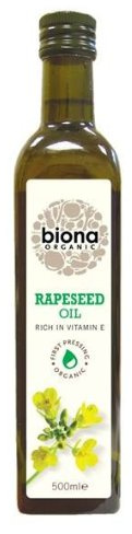 Biona Organic Rapeseed Oil 500ml (PACK OF 3)