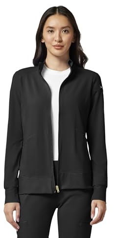 Cherokee iFlex CK303 Zip Front Warm-Up Jacket Black L
