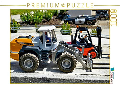 CALVENDO Puzzle Chargeur sur Roues et Chariot élévateur 1000 Pieces 64 x 48 cm from Günther Geiger