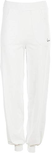 WINSHAPE Damen Functional Luftig-legere High Waist-trainingshose Wh12 Trainingshose, Weiß, XL EU