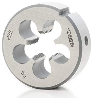 BAER Schneideisen G 3/8 x 19 - HSS Gewindeschneider - Rohrgewinde - Außengewindeschneider - Gewinde schneiden, Außengewinde