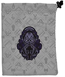 Ultra PRO - Treasure Nest - Mind Flayer - for Dungeons & Dragons Dice Pouch, Dice Bag Perfect for On The Go, Store Up to 100 Gaming Dice and RPG Game Accessories